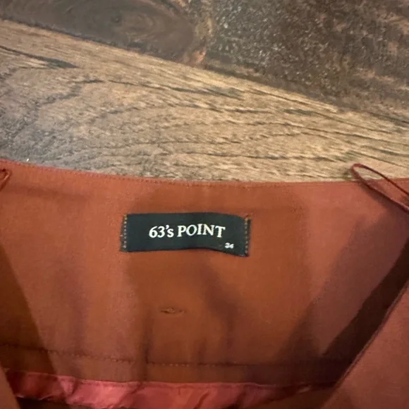 63's Point Rust Colored Pants - Picture 6 of 7